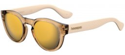 Sunglasses - Havaianas - TRANCOSO/M - J5G (JO)  GOLD // GREY BRONZE MIRROR