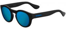 Sunglasses - Havaianas - TRANCOSO/M - O9N (Z0)  BLACK // BLUE MULTILAYER