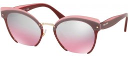 Lunettes de soleil - Miu Miu - SMU 53TS - CCG7L1 GARNET // PINK MIRROR SILVER GRADIENT