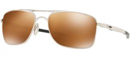 Sunglasses - Oakley - GAUGE 8 OO4124 - 4124-09 POLISHED CHROME // PRIZM TUNGSTEN POLARIZED