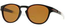 Sunglasses - Oakley - LATCH OO9265 - 9265-36 MATTE BLACK // PRIZM BRONZE RUBY ALT IRIDIUM