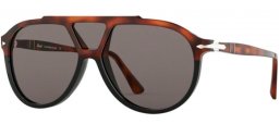 Sunglasses - Persol - PO3217S - 1089R5 BROWN BLACK TORTOISE // DARK GREY