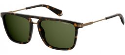 Lunettes de soleil - Polaroid - PLD 2060/S - N9P (UC)  MATTE HAVANA // GREEN POLARIZED