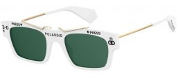 Gafas de Sol - Polaroid Premium - PLD 6045/S/X - VK6 (UC) WHITE // GREEN POLARIZED