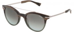 Gafas de Sol - Police - SPL141 MYTH 2 MAN - 0GG6 BROWN STRIPED // SMOKE GRADIENT GREEN