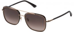 Gafas de Sol - Police - SPL871  - 0300  BLACK SHINY ROSE GOLD // BROWN GRADIENT