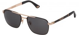 Sunglasses - Police - SPL890  - 301P  BLACK ROSE GOLD // SMOKE POLARIZED