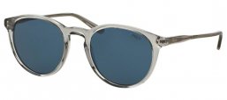 Sunglasses - POLO Ralph Lauren - PH4110 - 541380 SHINY SEMI TRANSPARENT GREY // DARK BLUE