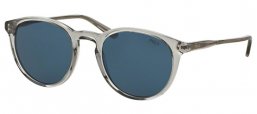 Lunettes de soleil - POLO Ralph Lauren - PH4110 - 541380 SHINY SEMI TRANSPARENT GREY // DARK BLUE