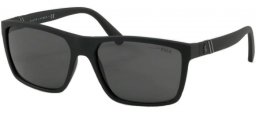 Sunglasses - POLO Ralph Lauren - PH4133 - 528487 MATTE BLACK // DARK GREY