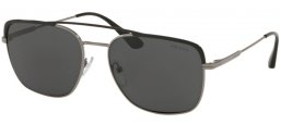 Lunettes de soleil - Prada - SPR 53VS - M4Y5S0 BLACK GUNMETAL // GREY