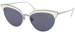 Sunglasses - Prada - SPR 60VS - 406420 SILVER IVORY // BLUE