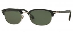 Sunglasses - Persol - PO8139S - 95/58 BLACK // GREEN POLARIZED