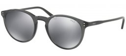 Sunglasses - POLO Ralph Lauren - PH4110 - 55366G SHINY BLACK CRYSTAL // GREY MIRROR FLASH