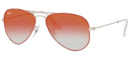 Frames Junior - Ray-Ban® Junior Collection - RJ9506S - 274/V0 SILVER ON TOP RED // RED MIRROR RED