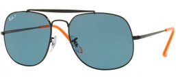 Gafas de Sol - Ray-Ban® - Ray-Ban® RB3561 THE GENERAL - 910752 BLACK // BLUE POLARIZED