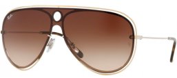 Sunglasses - Ray-Ban® - Ray-Ban® RB3605N - 909613 SILVER GOLD // BROWN GRADIENT DARK BROWN