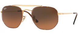 Lunettes de soleil - Ray-Ban® - Ray-Ban® RB3648 MARSHAL - 910443 HAVANA // BROWN GRADIENT GREY