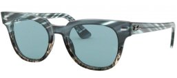 Sunglasses - Ray-Ban® - Ray-Ban® RB2168 METEOR - 125262 BLUE GRADIENT GREY STRIPPED // LIGHT BLUE
