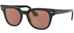 Lunettes de soleil - Ray-Ban® - Ray-Ban® RB2168 METEOR - 901/W0 BLACK // VIOLET GOLD MIRROR POLARIZED