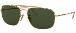 Gafas de Sol - Ray-Ban® - Ray-Ban® RB3560 THE COLONEL - 001 GOLD // GREEN
