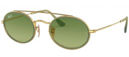 Lunettes de soleil - Ray-Ban® - Ray-Ban® RB3847N - 91224M GOLD // GREEN GRADIENT