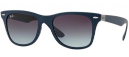 Lunettes de soleil - Ray-Ban® - Ray-Ban® RB4195 WAYFARER LITERFORCE - 63318G MATTE BLUE // GREY GRADIENT DARK GREY