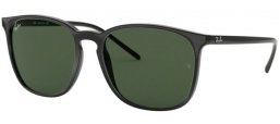 Lunettes de soleil - Ray-Ban® - Ray-Ban® RB4387 - 601/71 BLACK // GREEN