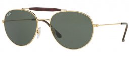 Gafas de Sol - Ray-Ban® - Ray-Ban® RB3540 - 001 GOLD // GREEN