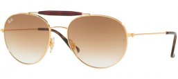 Sunglasses - Ray-Ban® - Ray-Ban® RB3540 - 001/51 GOLD // BROWN GRADIENT