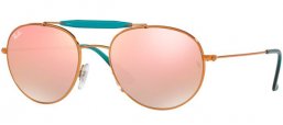 Lunettes de soleil - Ray-Ban® - Ray-Ban® RB3540 - 198/7Y SHINY BRONZE // COPPER FLASH GRADIENT