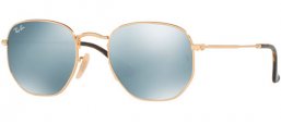 Lunettes de soleil - Ray-Ban® - Ray-Ban® RB3548N HEXAGONAL - 001/30 GOLD // GREY FLASH