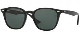 Sunglasses - Ray-Ban® - Ray-Ban® RB4258 - 601/71 BLACK // GREEN