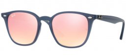 Lunettes de soleil - Ray-Ban® - Ray-Ban® RB4258 - 62321T SHINY OPAL DARK AZURE // PINK FLASH COPPER