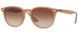 Lunettes de soleil - Ray-Ban® - Ray-Ban® RB4259 - 616613 SHINY OPAL BEIGE // BROWN GRADIENT