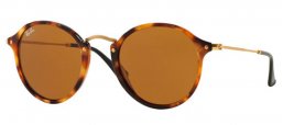 Gafas de Sol - Ray-Ban® - Ray-Ban® RB2447 ROUND - 1160 SPOTTED BROWN HAVANA // BROWN