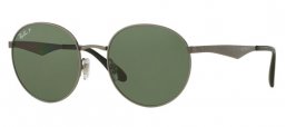 Lunettes de soleil - Ray-Ban® - Ray-Ban® RB3537 - 004/9A SHINY GUNMETAL // DARK GREEN POLARIZED