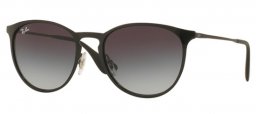 Sunglasses - Ray-Ban® - Ray-Ban® RB3539 ERIKA METAL - 002/8G BLACK // GREY GRADIENT