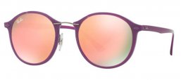 Gafas de Sol - Ray-Ban® - Ray-Ban® RB4242 ROUND II LIGHT RAY - 60342Y SHINY VIOLET // BROWN MIRROR PINK