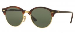 Gafas de Sol - Ray-Ban® - Ray-Ban® RB4246 CLUBROUND - 990 RED HAVANA // GREEN