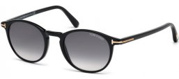 Gafas de Sol - Tom Ford - ANDREA-02 FT0539 - 01B POLISHED BLACK // GREY GRADIENT