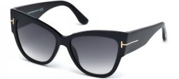 Gafas de Sol - Tom Ford - ANOUSHKA FT0371 - 01B POLISHED BLACK // GREY GRADIENT