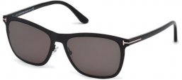 Gafas de Sol - Tom Ford - ALASDHAIR FT0526 - 02A MATTE BLACK // GREY