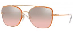 Sunglasses - Vogue - VO4112S - 50757E ROSE GOLD // LIGHT PINK MIRROR SILVER