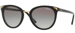Lunettes de soleil - Vogue eyewear - VO5230S - W44/11 BLACK // GREY GRADIENT