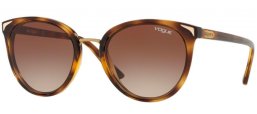 Sunglasses - Vogue eyewear - VO5230S - W65613 DARK HAVANA // BROWN GRADIENT