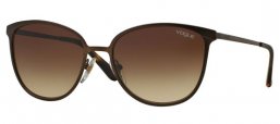 Lunettes de soleil - Vogue - VO4002S - 934S13 MATTE BROWN BURNT // BROWN GRADIENT