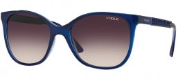 Gafas de Sol - Vogue eyewear - VO5032S - 238436 TOP DARK BLUE VIOLET TRANSPARENT // PINK GRADIENT GREY