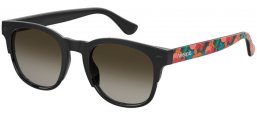 Gafas de Sol - Havaianas - ANGRA - 7RM (HA) BLACK PATTERNED // BROWN GRADIENT