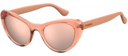 Lunettes de soleil - Havaianas - CONCHAS - 9R6 (0J) SALMON // GREY ROSE GOLD MULTILAYER MIRROR